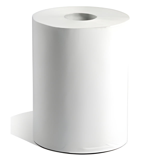 Kurger 01600 White Swan Roll Towel, White, 8" x 500'- 12 Rolls / Case