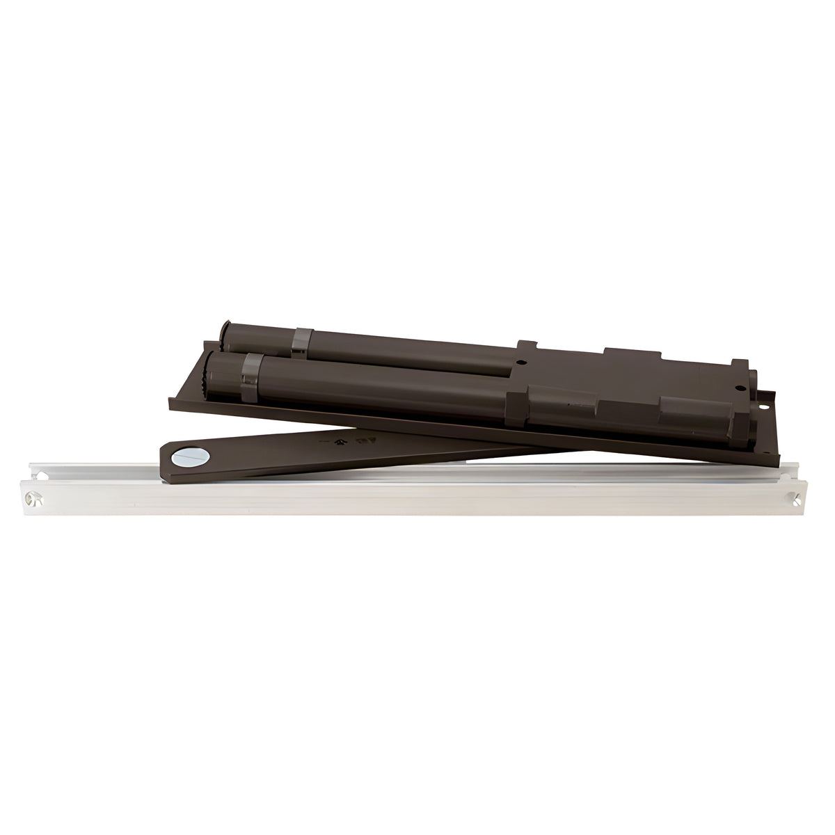 LCN Dark Bronze Finish Overhead Concealed Non Hold-Open Door Closer - ADA Spring Size 4