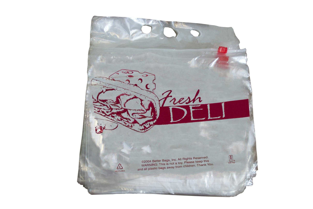 LDPE Deli Bag w Slider,10 x 8- 1000 / Case