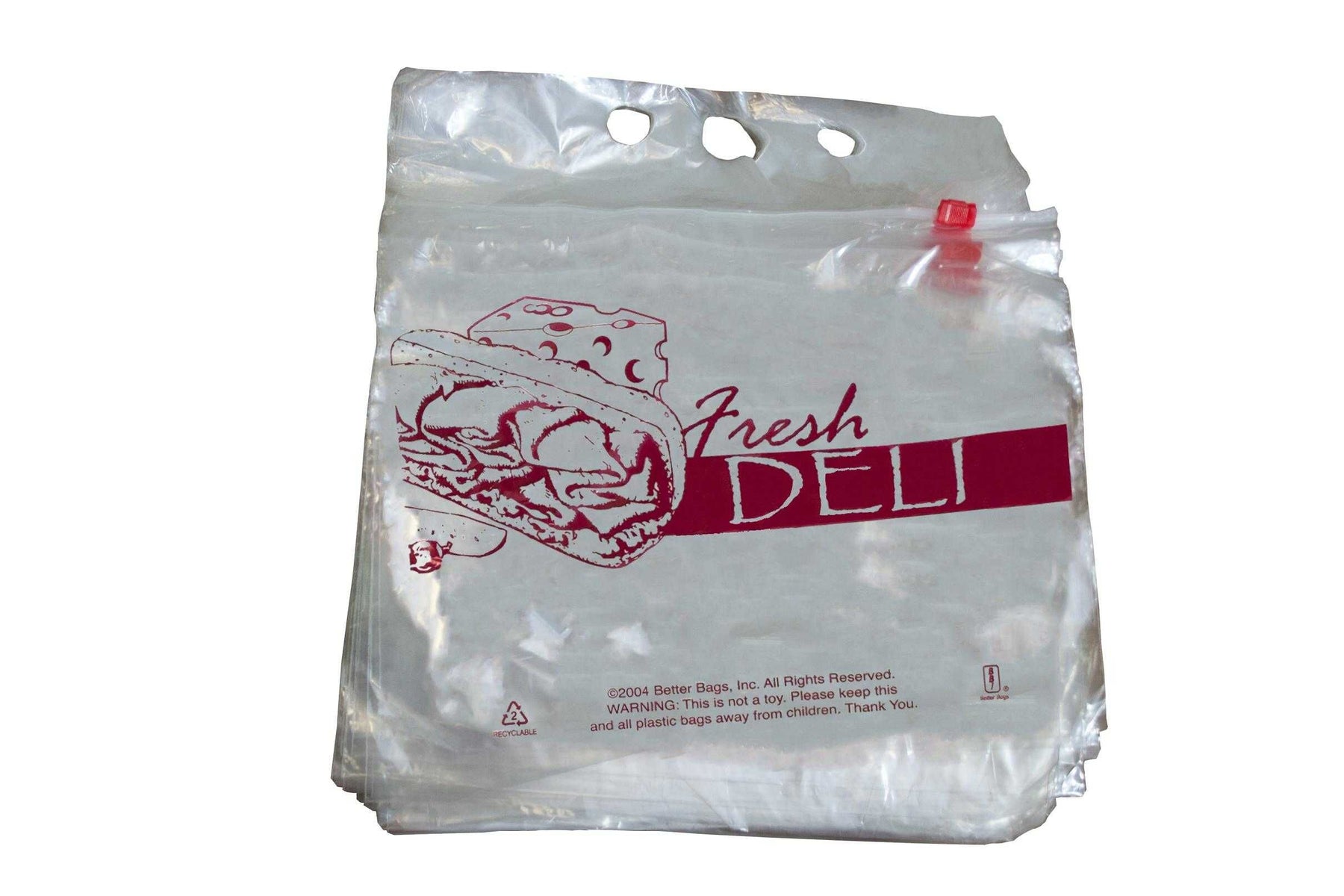 LDPE Deli Bag w Slider,10 x 8- 1000 / Case