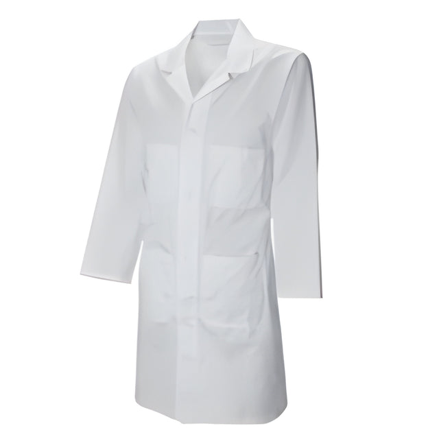 Lab Coat-, Full Length, Unisex, Snaps, Medium