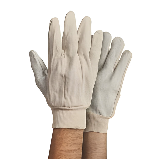 Leather Palm Gloves, Ladies' – 12 Pairs/Bag