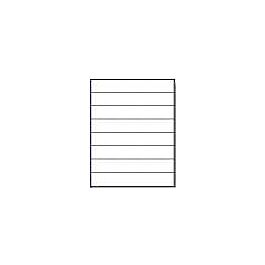 Laser Printer Label Sheets, 1.375" x 8.5"- 8 Labels/ Sheet x 100 Sheets
