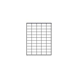 Laser Printer Label Sheets, 1" x 1.7"- 55 Labels/ Sheet x 100 Sheets