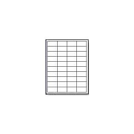 Laser Printer Label Sheets, 1" x 2"- 40 Labels/ Sheet x 100 Sheets