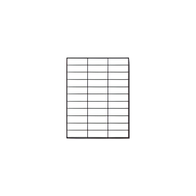 Laser Printer Label Sheets, 1" x 2.83"- 33 Labels / Sheet x 100 Sheets (3300 Labels / Pack)