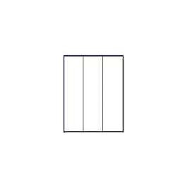 Laser Printer Label Sheets, 11" x 2.83"- 3 Labels/ Sheet x 100 Sheets