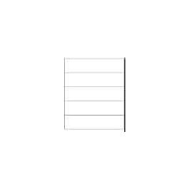 Laser Printer Label Sheets, 11" x 2.83"- 5 Labels/ Sheet x 100 Sheets