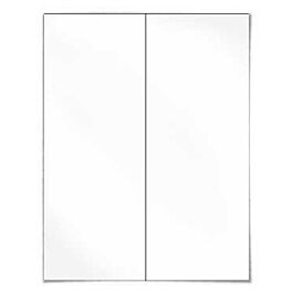 Laser Printer Label Sheets, 11" x 4.25"- 2 Labels/ Sheet x 100 Sheets (200 Labels / Pack)