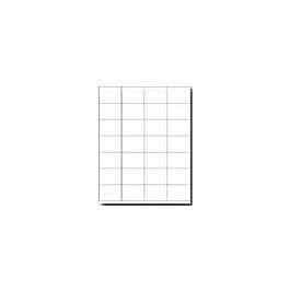 Laser Printer Label Sheets, 2.125" x 1.5"- 28 Labels/ Sheet x 100 Sheets