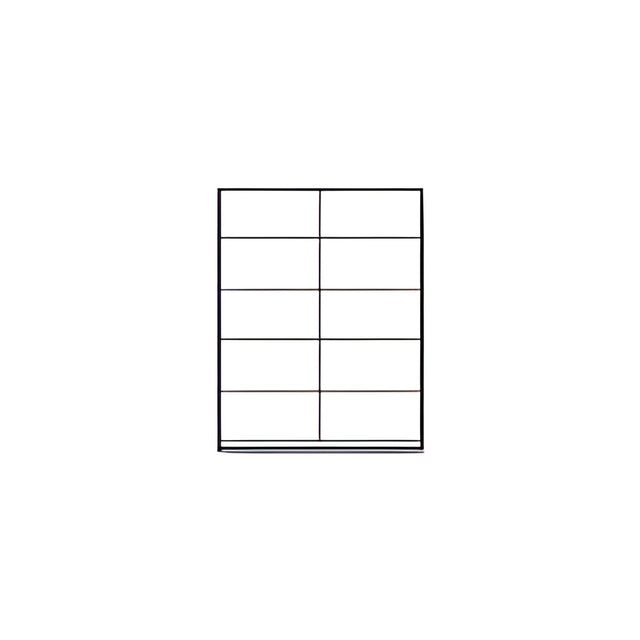 Laser Printer Label Sheets, 2.125" x 4.25"- 10 Labels/ Sheet x 100 Sheets