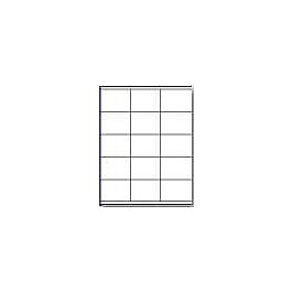 Laser Printer Label Sheets, 2" x 2.83"- 15 Labels/ Sheet x 100 Sheets