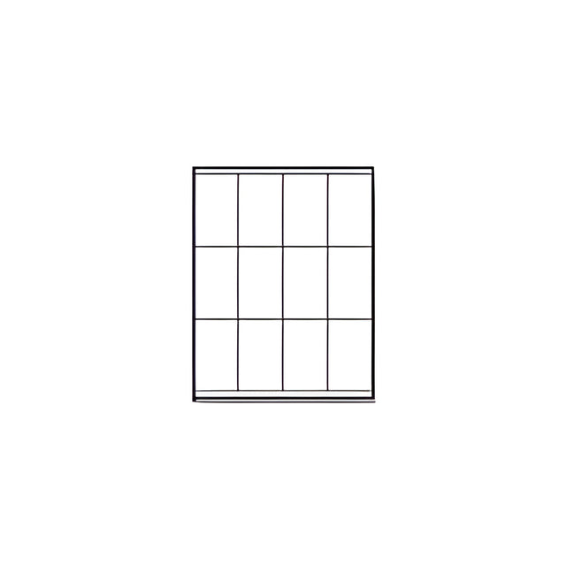 Laser Printer Label Sheets, 3.5" x 2.25"- 12 Labels/ Sheet x 100 Sheets
