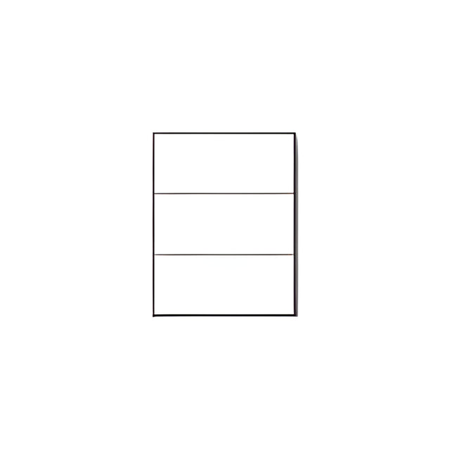 Laser Printer Label Sheets, 3.66" x 8.5"- 3 Labels/ Sheet x 100 Sheets