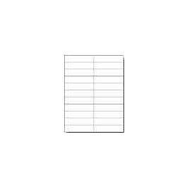 Laser Printer Label Sheets, 4.25" x 1"- 22 Labels/ Sheet x 100 Sheets