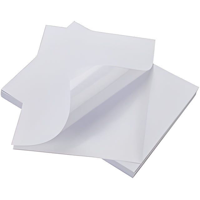 Laser Printer Label Sheets, Full Sheet- 1 Label / Sheet x 100 Sheets (100 Labels / Pack)