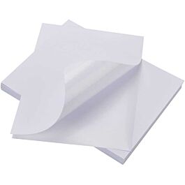 Laser Printer Label Sheets, Full Sheet- 1 Label / Sheet x 100 Sheets (100 Labels / Pack)