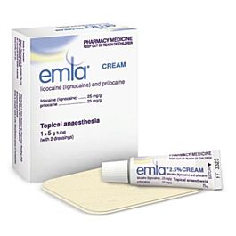 Lidocaine Tube with Dressing, 5g - 1 Each