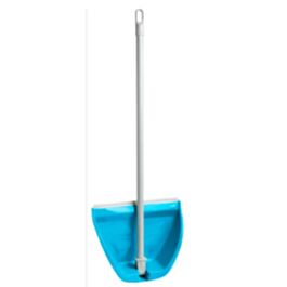 Lobby Dust Pan with Foldable Handle, Plastic - 1 Ea
