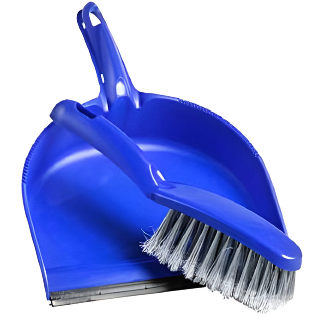 Lobby Dust Pan with Handle, Plastic – 1 Ea