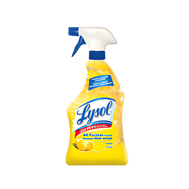 Lysol All Purpose 4 in 1, Lemon Scent- 650 mL x 12 Bottles / Case