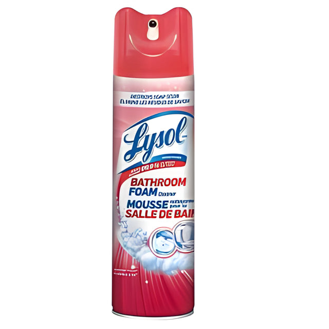 Lysol Bathroom Cleaning Foam Aerosol, Summer Fresh, 680 g – 12/Case
