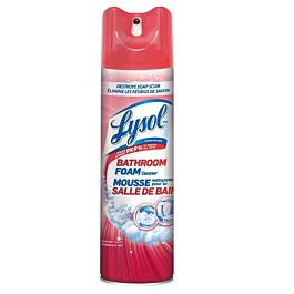Lysol Bathroom Cleaning Foam Aerosol, Summer Fresh- 680g x 12 Cans / Case Power - 710 mL x 9 Bottles / Case