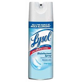 Lysol Disinfectant Spray, Crisp Linen- 350 g x 12 Cans / Case