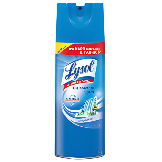 Lysol Disinfectant Spray, Spring Waterfall- 12 x 350g / Case, 350 gm