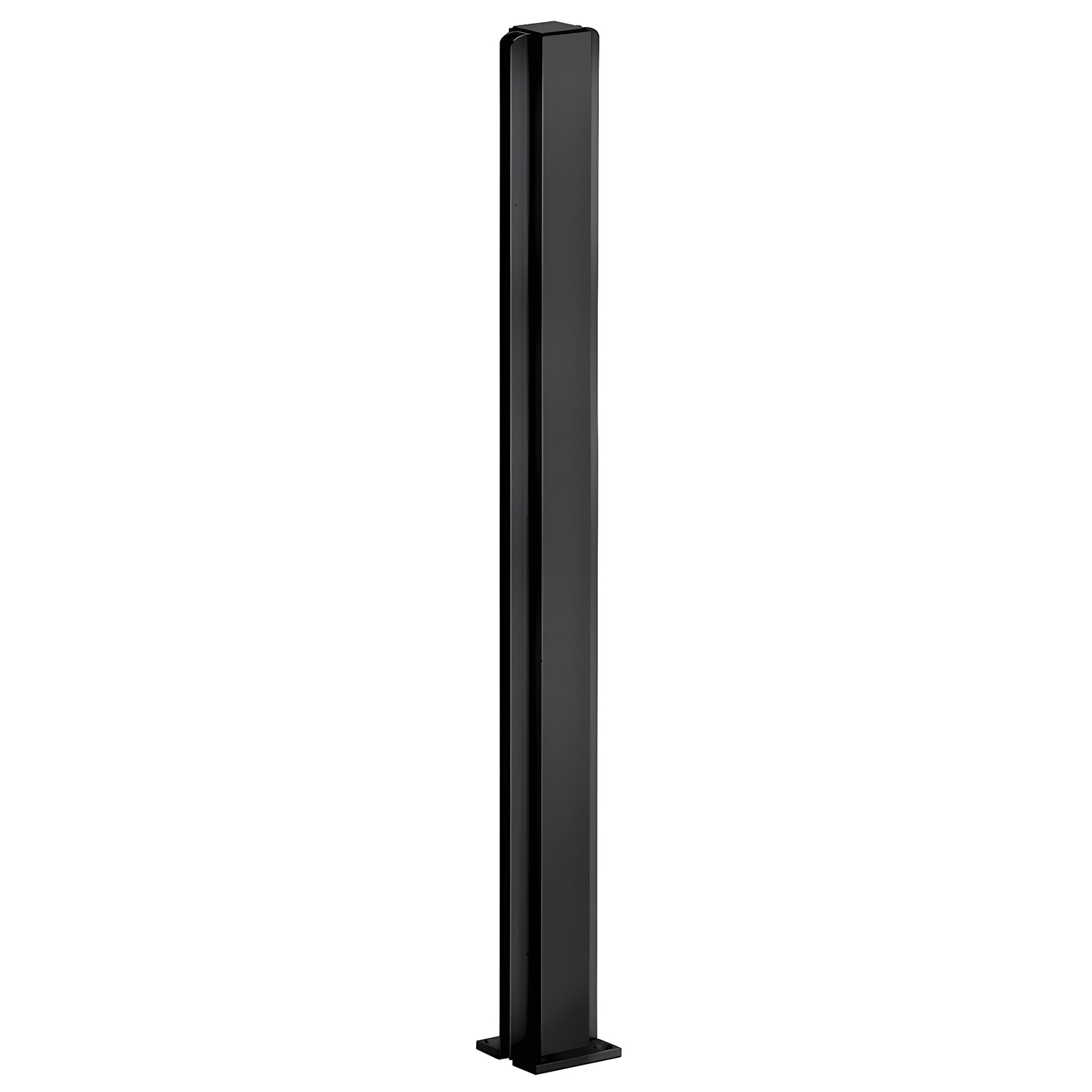 CRL Matte Black 30" Center Design Series Partition Post