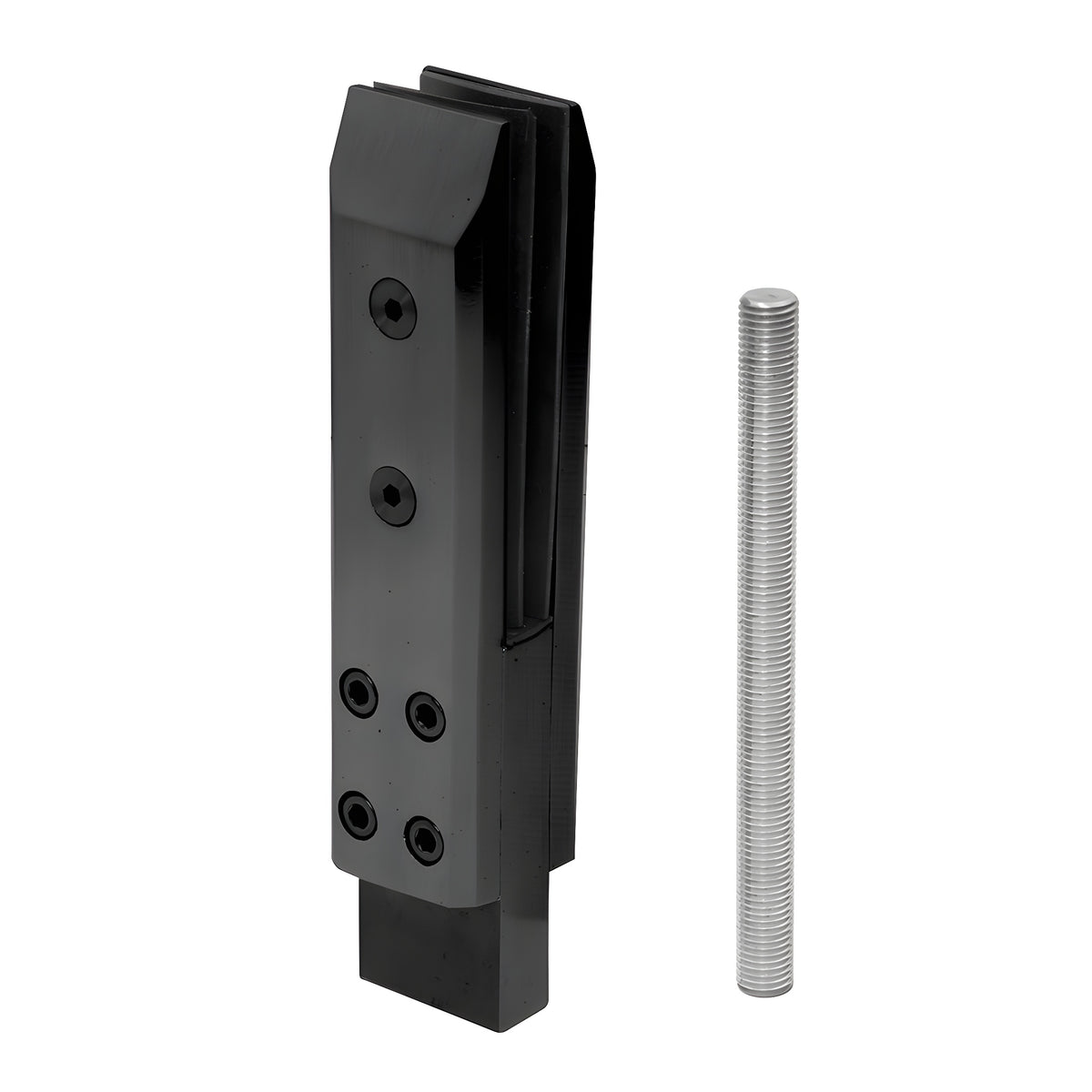 CRL Matte Black Three-Piece Core Mount Frameless Windscreen Clamp