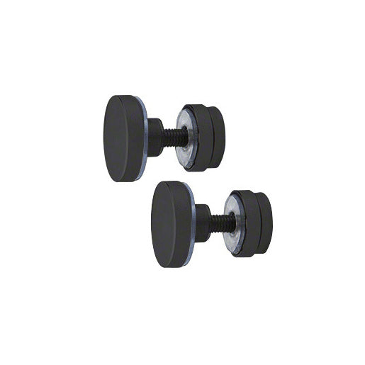 CRL Matte Black Deluxe 180-Degree Serenity Series Sliding Shower Door System – Frameless, Modern Bathroom Hardware