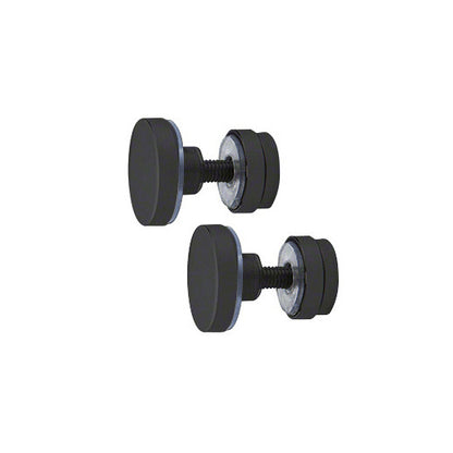CRL Matte Black Deluxe 180-Degree Serenity Series Sliding Shower Door System – Frameless, Modern Bathroom Hardware