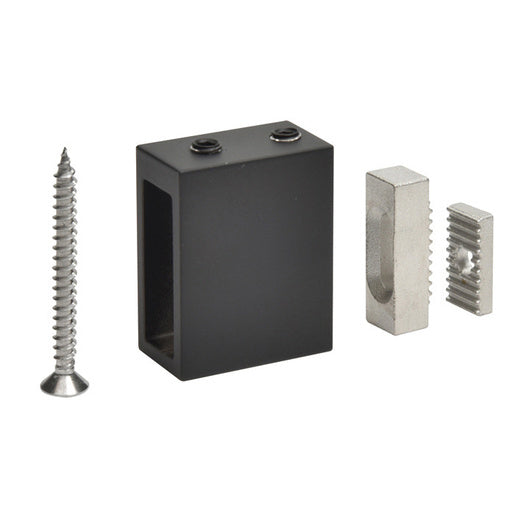 CRL Matte Black Deluxe 180-Degree Serenity Series Sliding Shower Door System – Frameless, Modern Bathroom Hardware