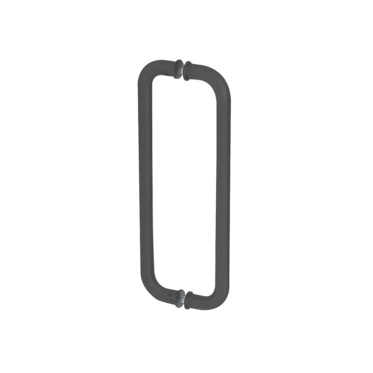 CRL Matte Black 12" Glass Mounted Standard Pull Handle