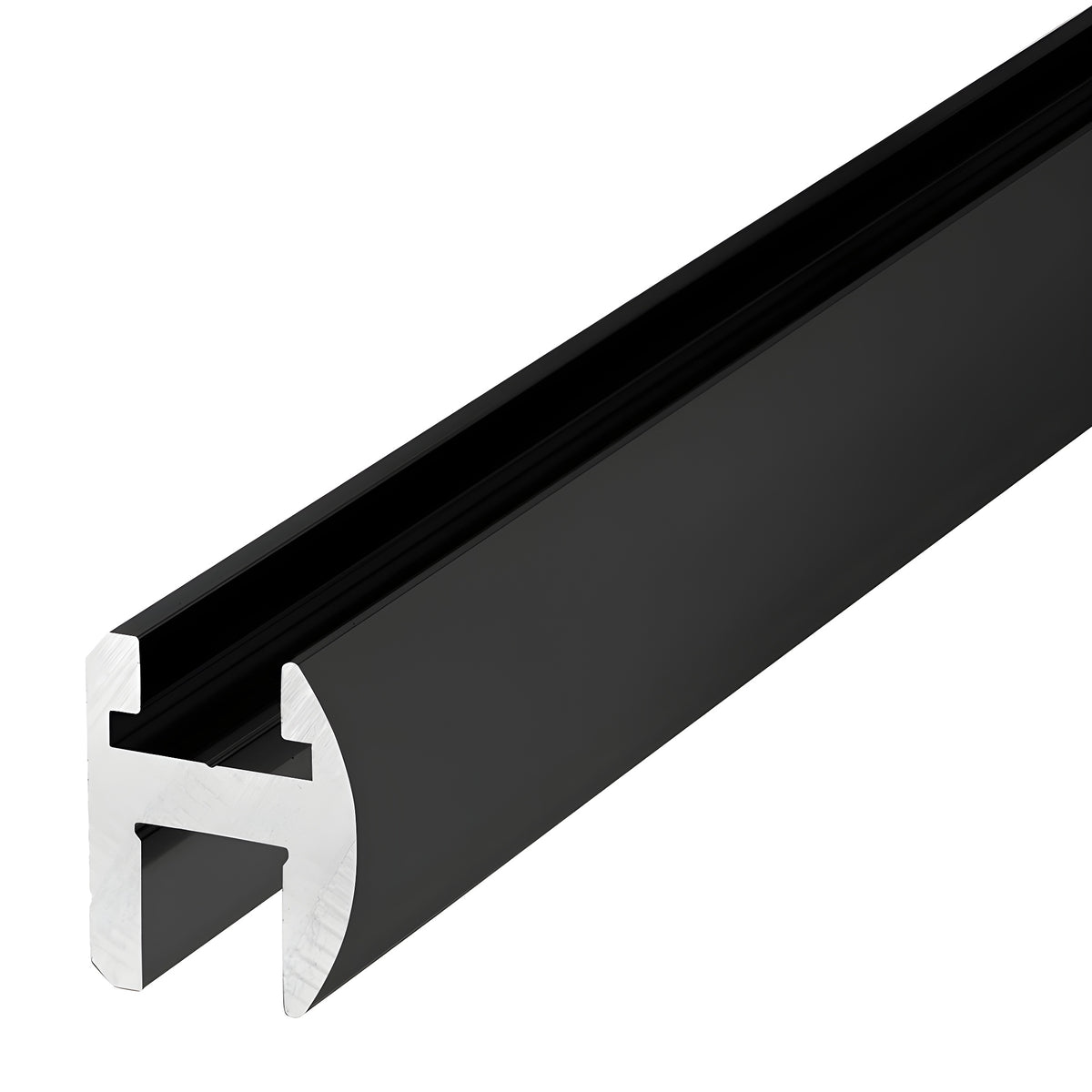 CRL Matte Black 66" Deluxe Shower Door Header Kit
