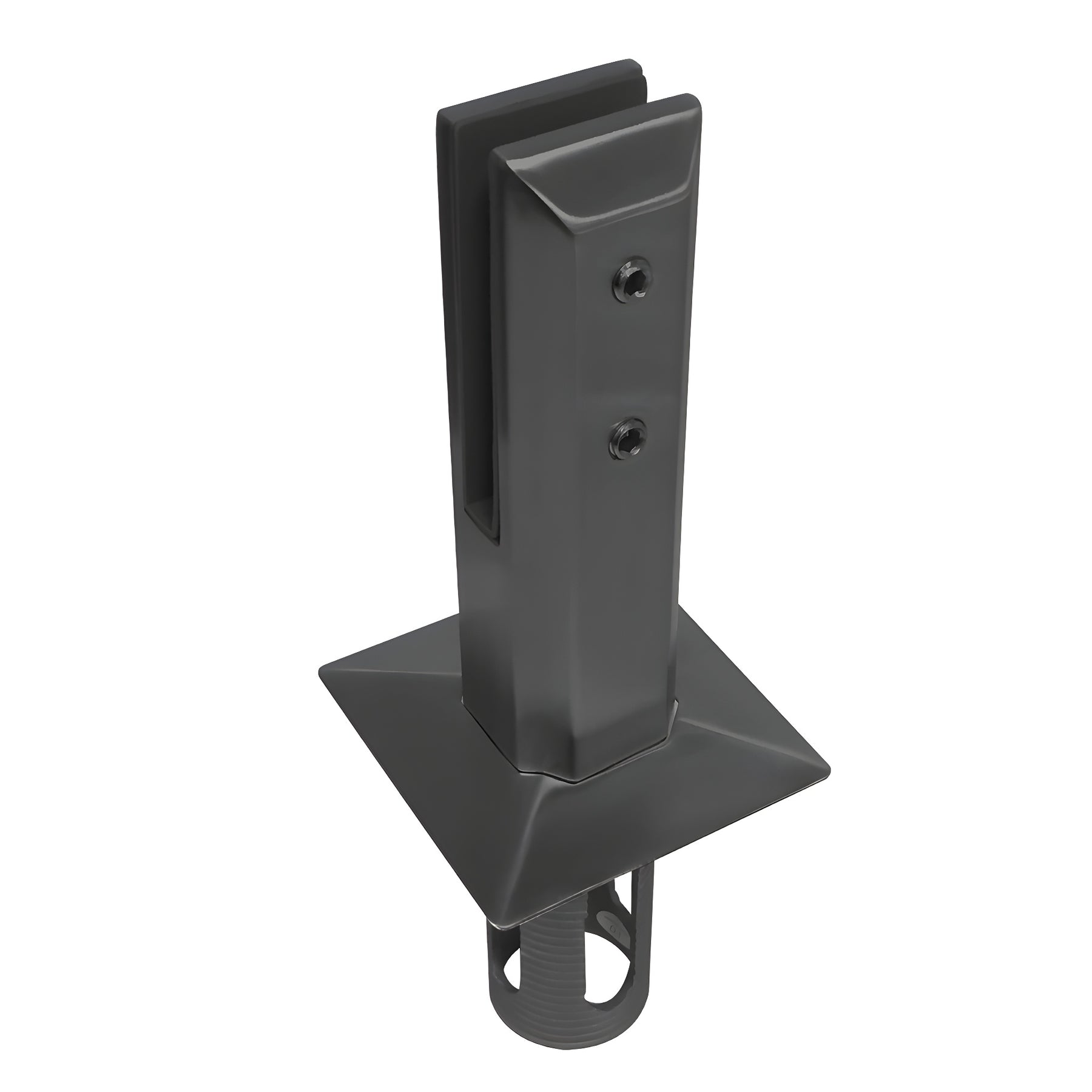 CRL Matte Black Square Core Mount Friction Fit Spigot, 2205