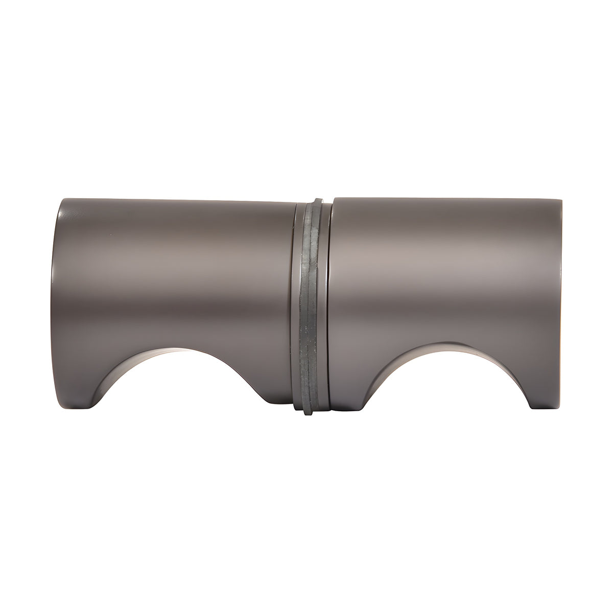 CRL Matte Gun Metal Back-to-Back E-Z Grip Style Knobs