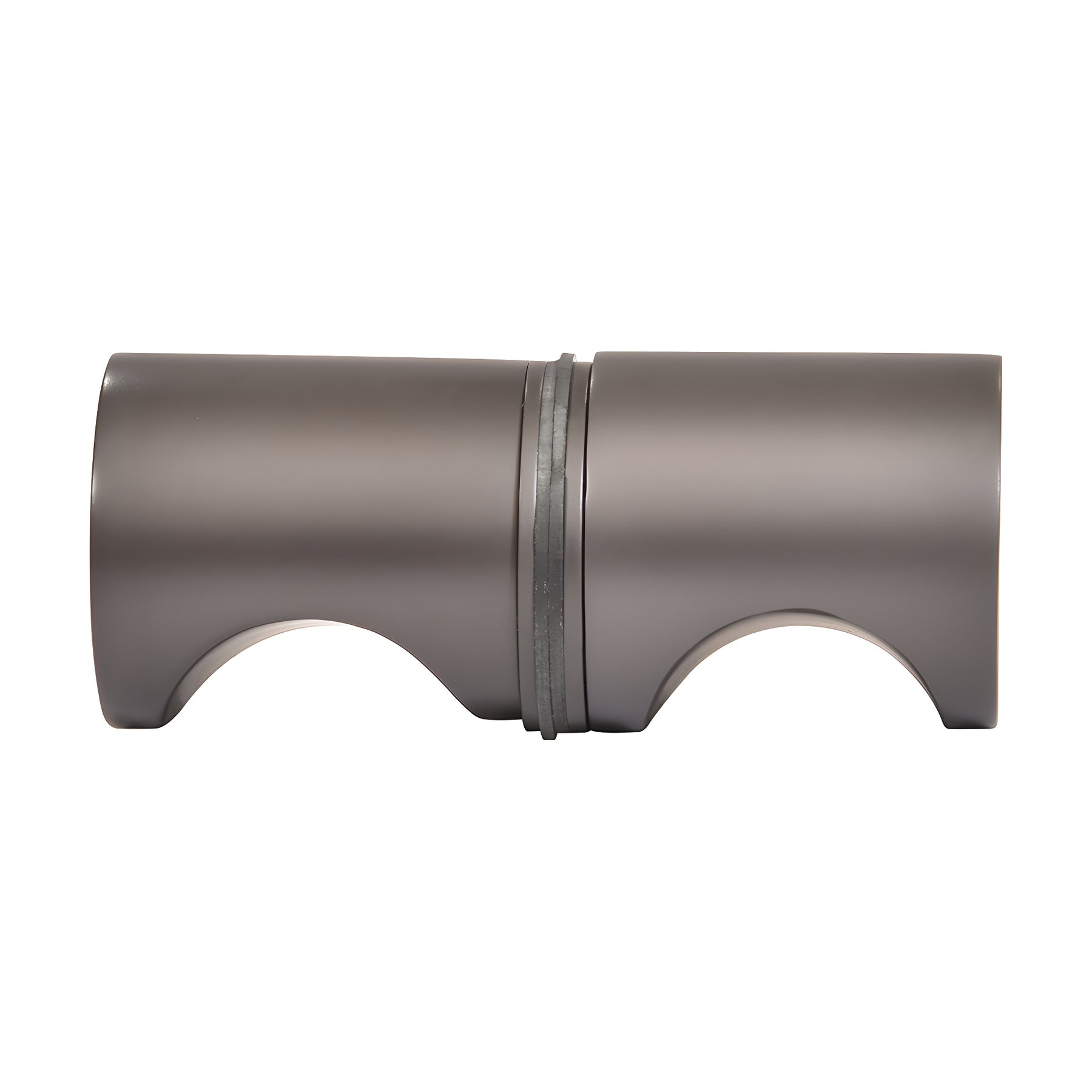 CRL Matte Gun Metal Back-to-Back E-Z Grip Style Knobs