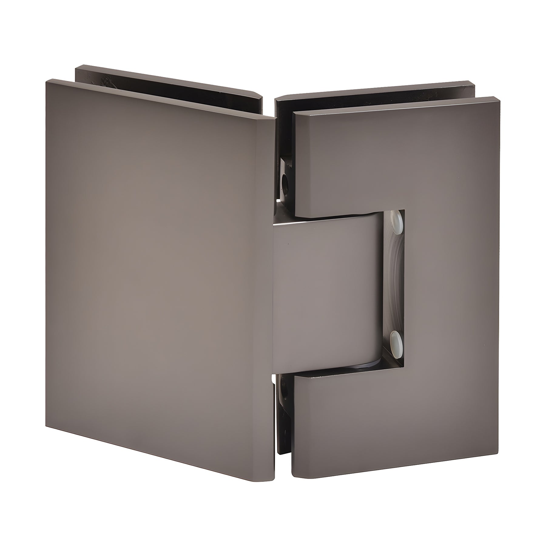 CRL Matte Gun Metal Vienna 045 Series 135 Degree Glass-to-Glass Hinge