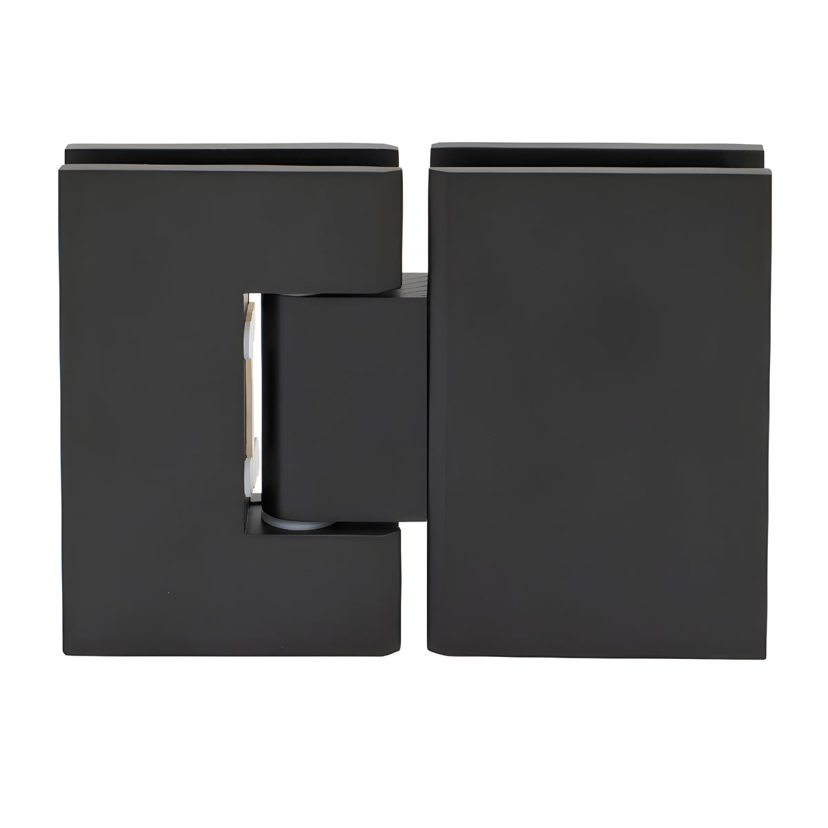 CRL Matte Black Melbourne 180 Degree Glass-to-Glass Hinge