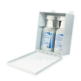 Metal Eyewash Station Cabinet with Gasket, Dual- 1 Ea
