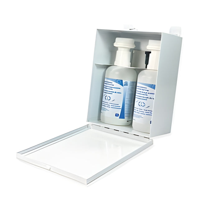 Metal Eyewash Station Cabinet with Gasket, Dual- 1 Ea