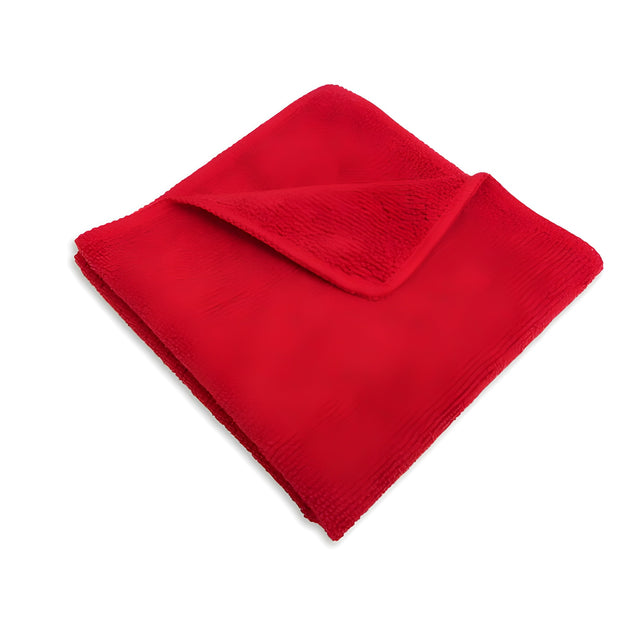 Micro Fibre Cloth, 240gsm, 14 x 14, Red – 12/Bag