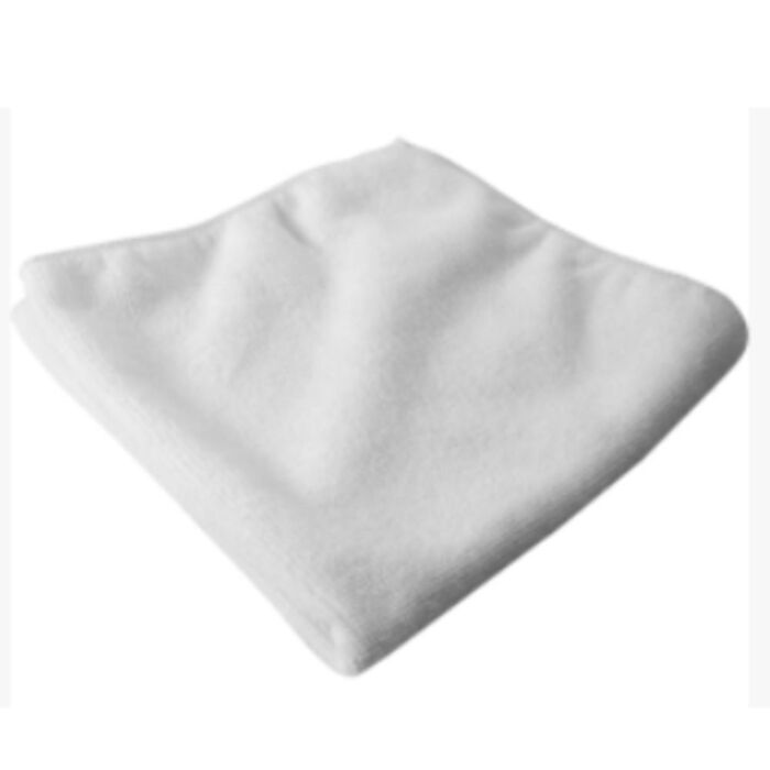 Micro Fibre Cloth, 260gsm, 14 x 14, White- 10 / Bag