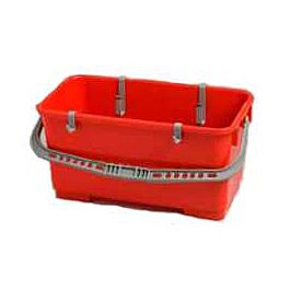 Microfiber Charging Bucket, Red- 1 Ea