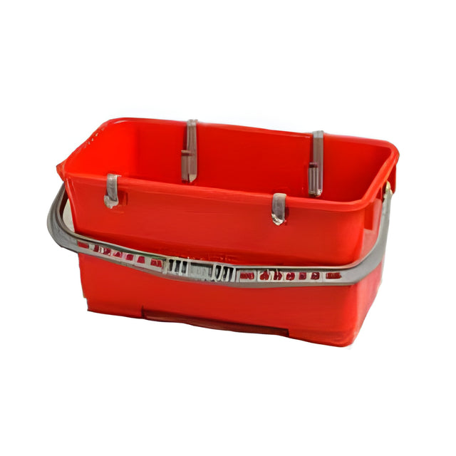 Microfiber Charging Bucket, Red- 1 Ea