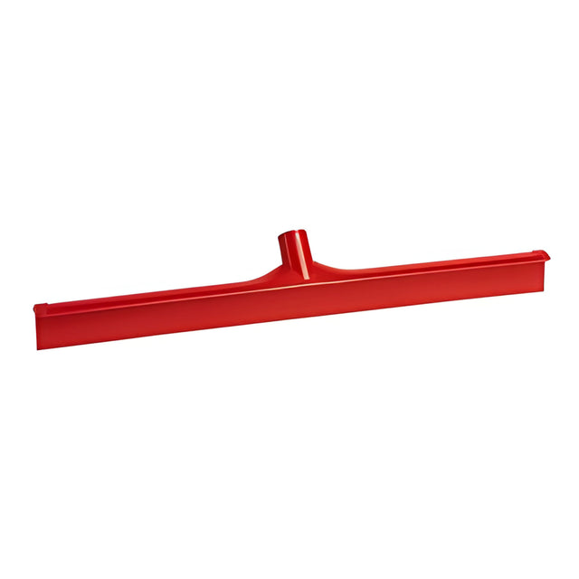 Monoblock Floor Squeegee with Scraper, 24", Red- 1 Ea