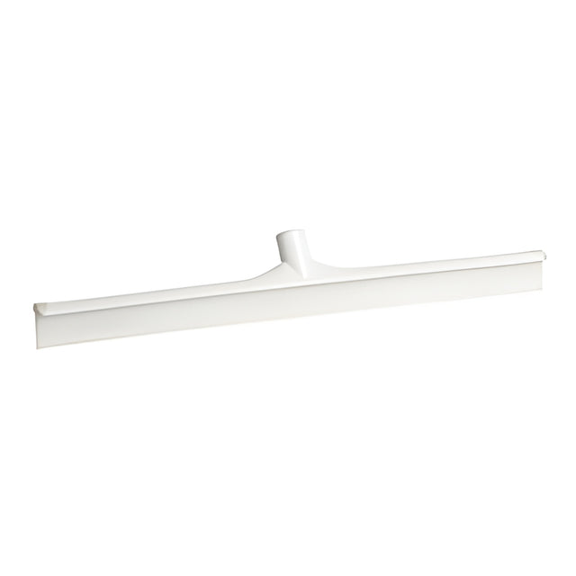 Monoblock Floor Squeegee with Scraper, 24", White- 1 Ea