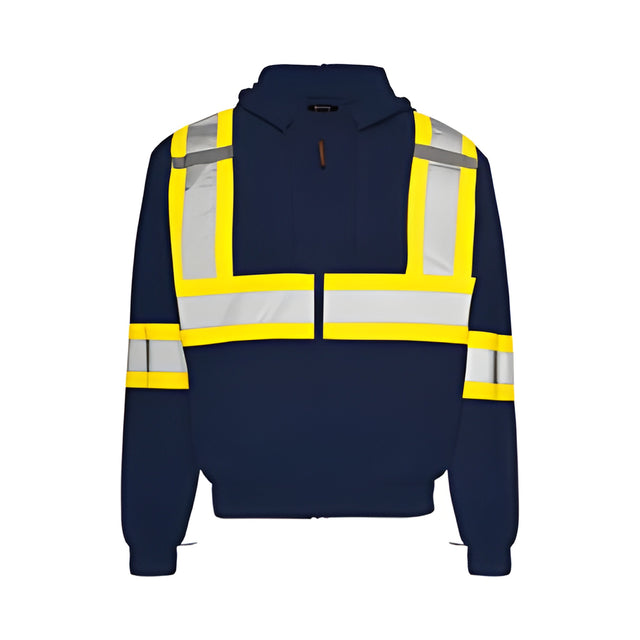 Hoodie with Detachable Hood 4" RT, Navy Blue, X-Large